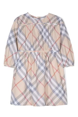 abito in cotone beige BURBERRY KIDS | 8088681A2205